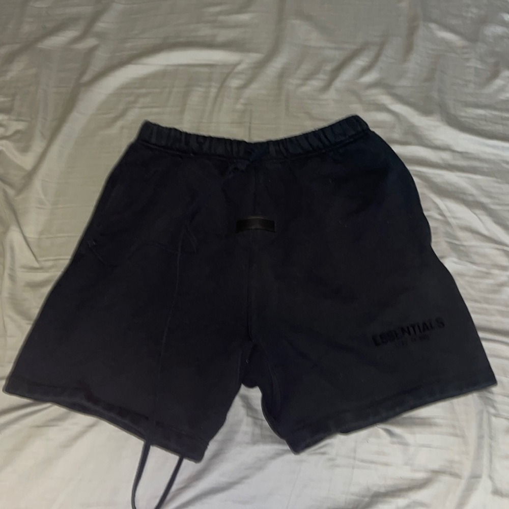 Men’s Fear of God Black Essentials Shorts